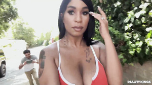 Horny spic cougar incredible sex scene