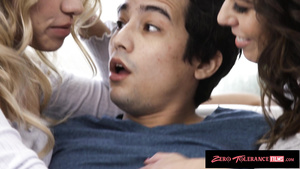 Hottie Wife And Juicy Kitten Ride The BF's Prick