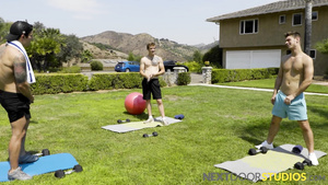 Jocks Exercise Each Other's Bootie Holes  - NDS