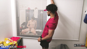 NextDoorTaboo - College Hunk Caught Jerking By BIG BLACK PENIS Coac
