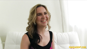 Filthy porn casting for shy amateur girl