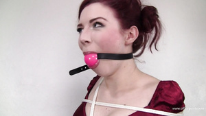 Silver Skirt Bondage Fetish Video