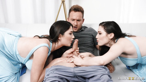 Swapping Bridesmaids Alyx Star and Lily Lou