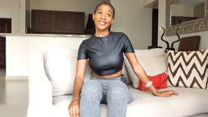 Fun African amateur porn girl fake audition