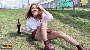 Horny Russian teen catchy porn clip