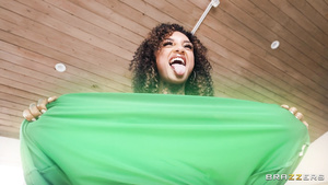 Prankish black teen hot porn video