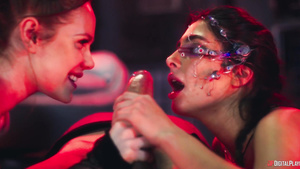 Ella Hughes and Tru Kait share cock in Space Junk Episode