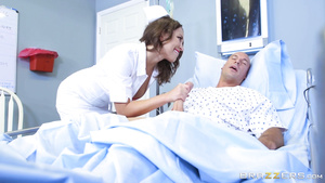 Horny nurse with long legs Lily Love xxx scene