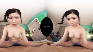 Japanese hot vixen VR memorable porn