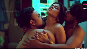 Indian curvy babe hot erotic scene