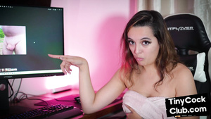 SPH whore rating pathetic small prick dude on the video