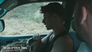 Hitchhiker Picked Up & Humped By Creepy Muscle Hunk