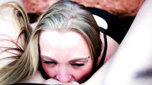 Kinky Lesbians Make love During Public Photoshoot