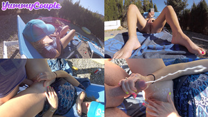 Another poolside make love fest with blondie MILF Lilly