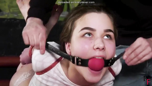 Lustful bimbo breathtaking BDSM adult video