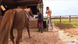 Skinny Teenage Outdoor 4Some Love making