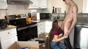 Lovemaking With Delicious Big-bosomed Teenager - Ejaculate