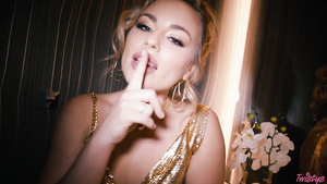 Anna Claire's Intimate Whispers of Golden Lace and Sensual Self-Discovery