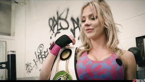 Angie Lynx's Fierce Battle in a Sultry Scene