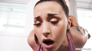 Zanna Blue's Wild Gym Encounter with Euro Blonde Passion