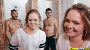 Logan Long Thrills in a Steamy Bar Foursome