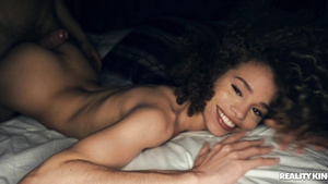 Naughty ebony bimbo exciting sex clip