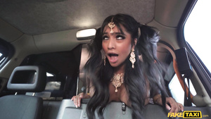 Yasmina Khan's Steamy Nurse Check in Cab