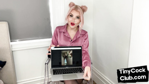 Pathetic tiny male pole incel minimized by femdom