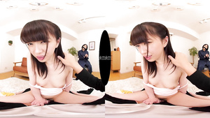 VR Japanese babe hot video