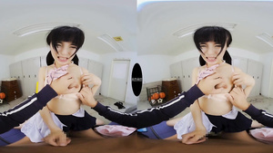 Asian horny teen VR sex