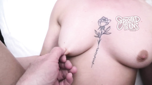 Hot teen blondie POV horny video