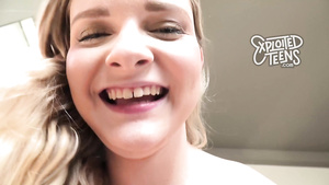 Funny teen Harlow West POV video