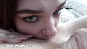 Third Date With Big-titted Redhead 18yo girl