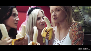 lesbian actions at bride party