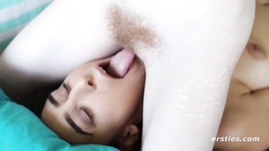 Layla and Violet hot lesbian sex