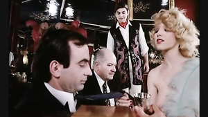 Posh blonde reveals her dirty side during a glam party