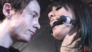 Raunchy hussy breathtaking BDSM sex movie