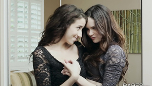 Horny brunette lesbians xxx movie