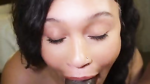Kennedy's Ebony Allure Shines Bright in Sultry Babe Encounter