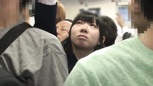 japanese Asian panty job in public