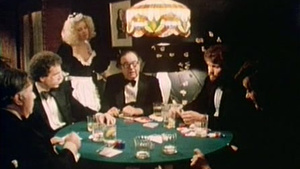 Poker players make sexy maids satisfy them after the game